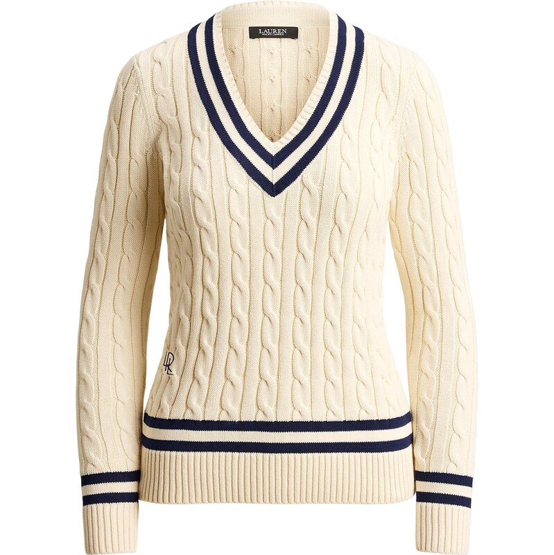 Lauren Ralph Lauren Sveter svetlobéžová / námornícka modrá 67752489