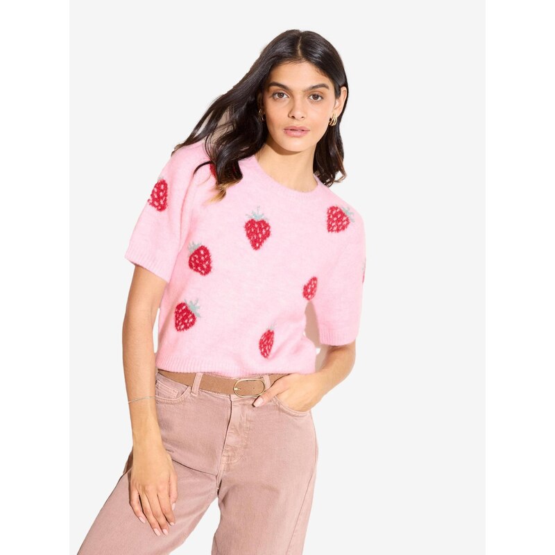 Friends Like These Sveter svetloružová / červená 67752503