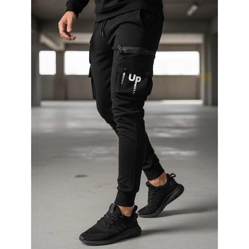 BASIC Čierne pánske kapsáče UX4155 49950946