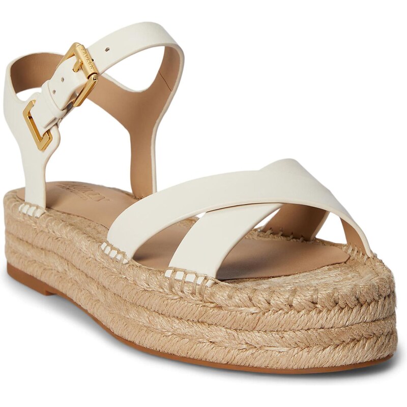 Lauren Ralph Lauren Sandále EMERYN biela 67752517