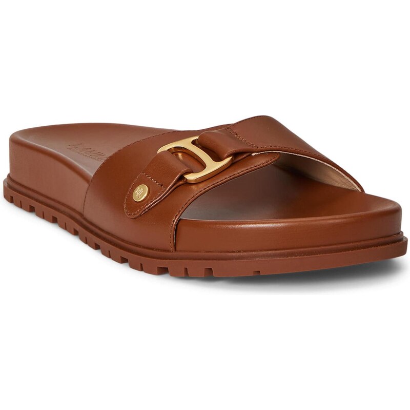 Lauren Ralph Lauren Šľapky TASHA hnedá 67752528