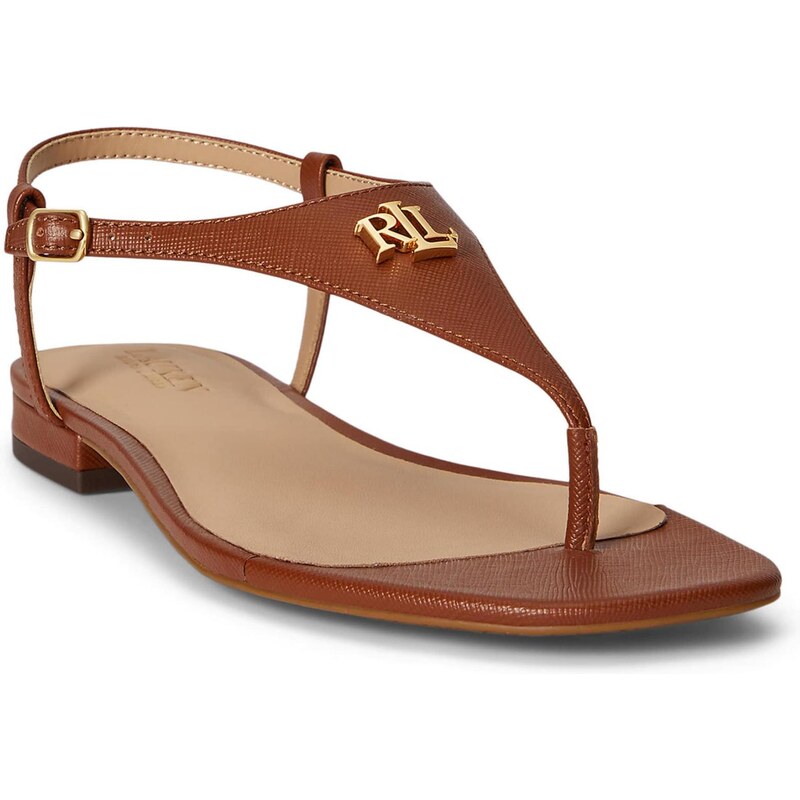 Lauren Ralph Lauren Žabky EVERLEY hnedá 67752530