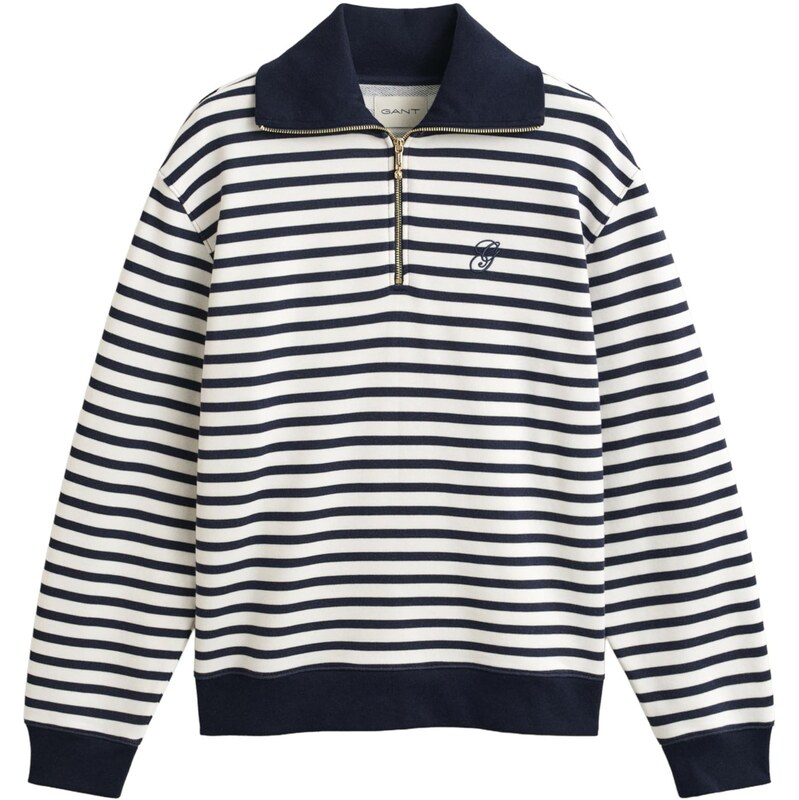 GANT Mikina tmavomodrá / biela 67752783