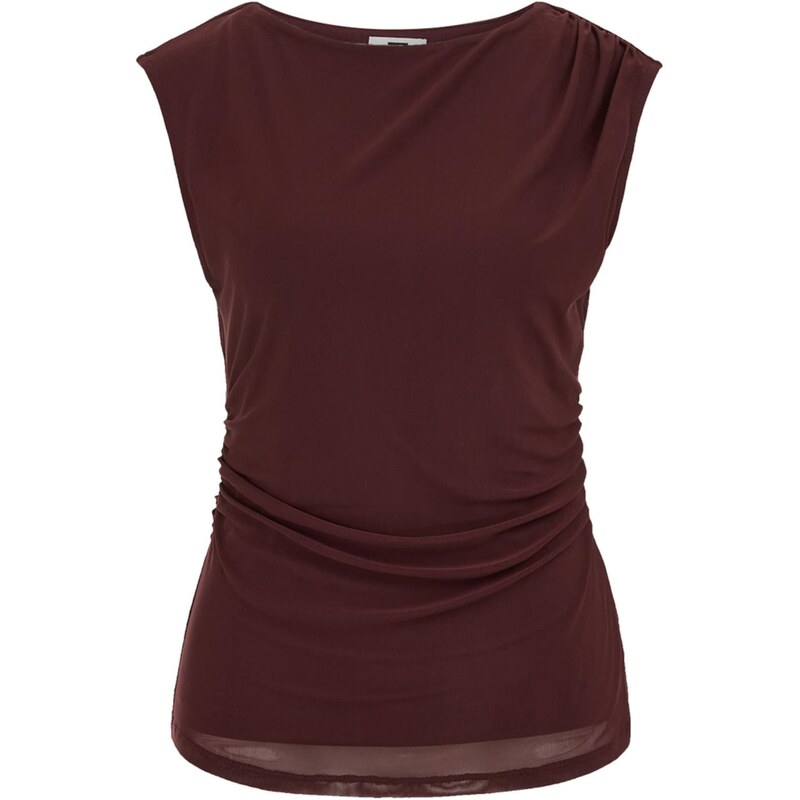 WE Fashion Top burgundská 67752784