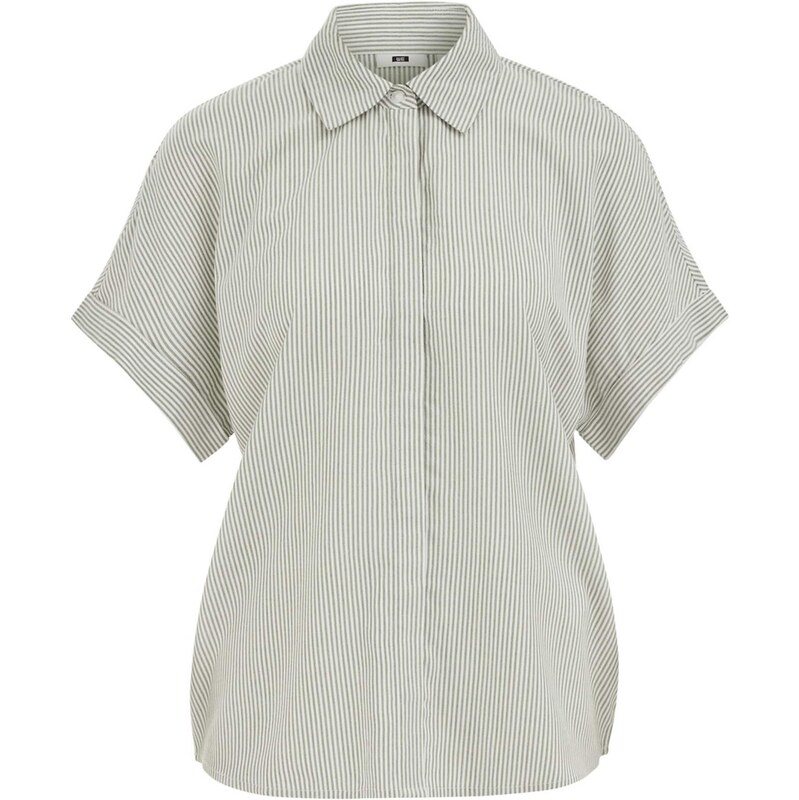 WE Fashion Blúzka svetlozelená / biela 67752786