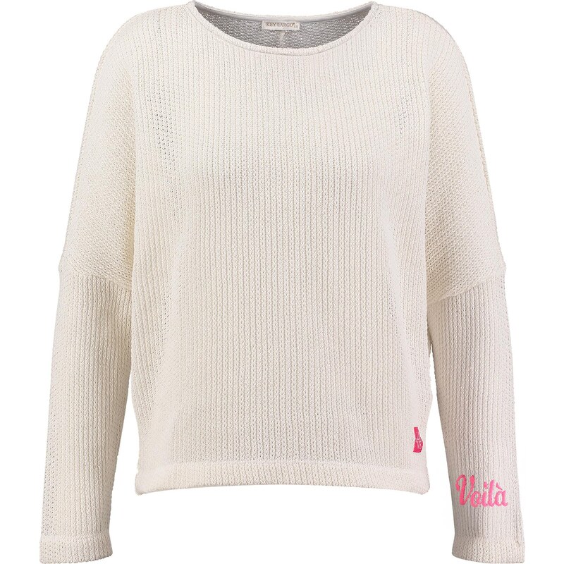 Key Largo Sveter Coast krémová / ružová 67752793