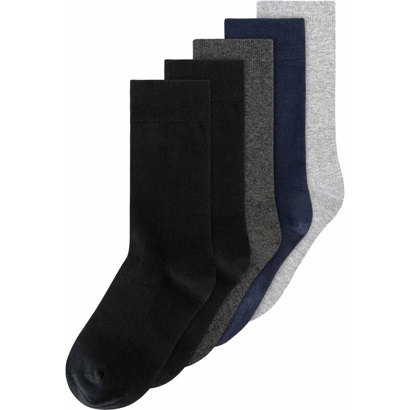 MELA Ponožky námornícka modrá / svetlosivá / sivá melírovaná / čierna 67752878