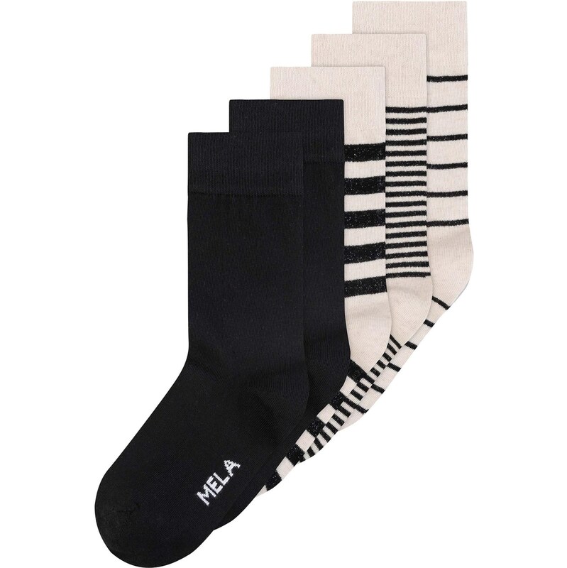 MELA Ponožky béžová / čierna 67752879