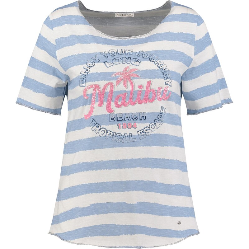 Key Largo Tričko Malibu modrá / ružová / biela 67752914