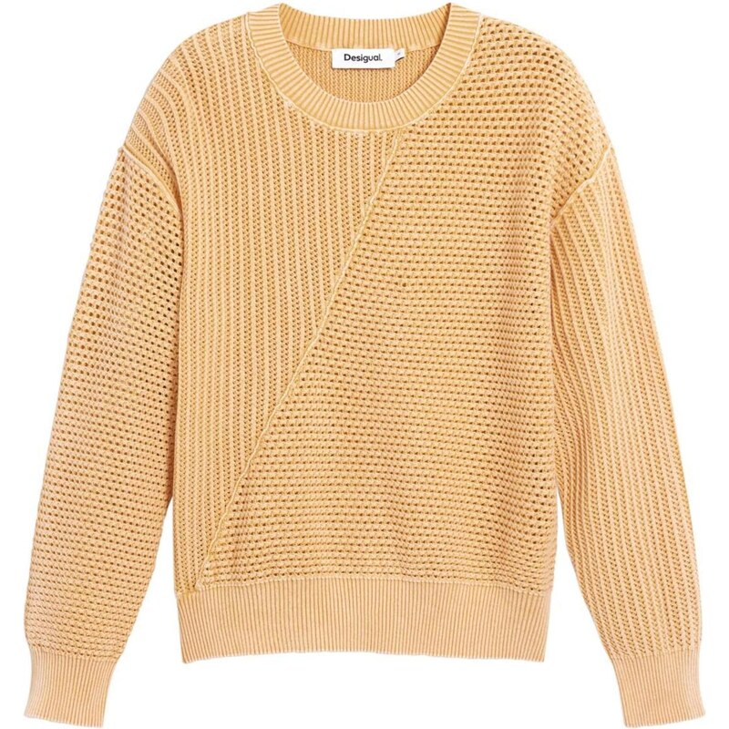 Desigual Sveter tmavožltá 67752936