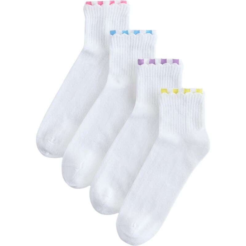 Next Ponožky svetlomodrá / žltá / svetlofialová / biela 67752957