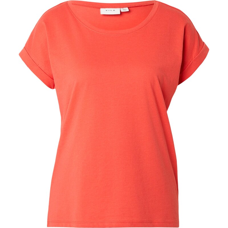 VILA Tričko Dreamers svetločervená 67752999