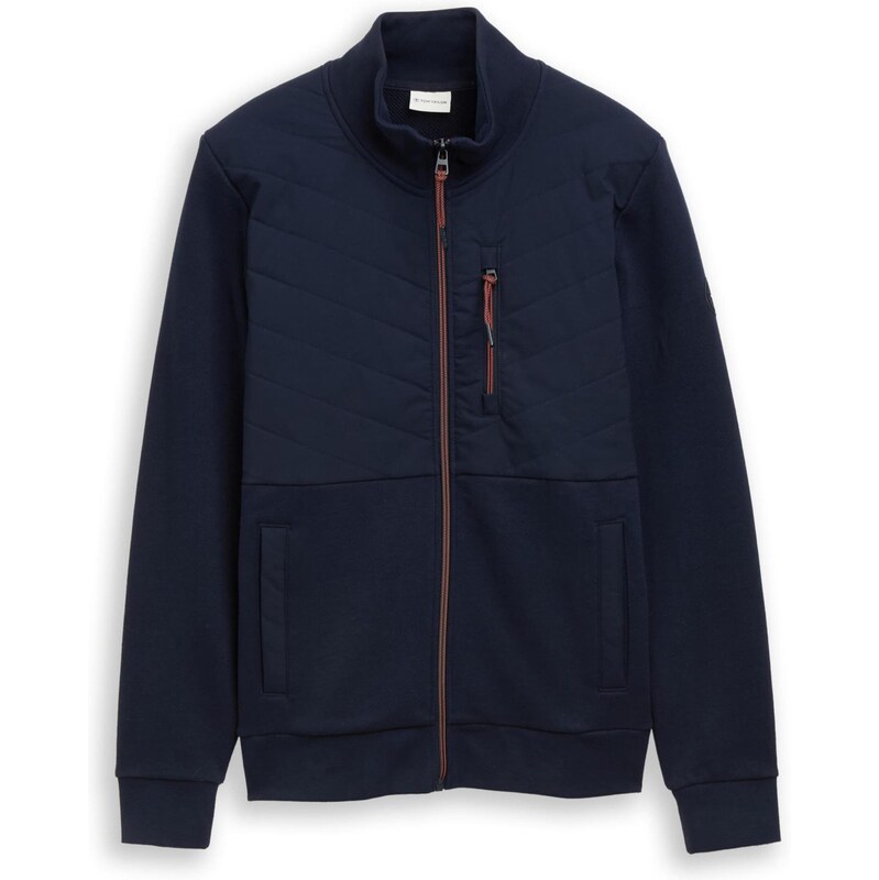 TOM TAILOR Tepláková bunda tmavomodrá 67753026