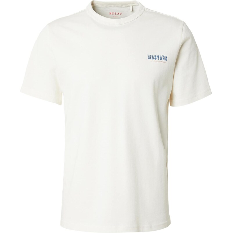 MUSTANG Tričko Style Austin modrá / jasne červená / šedobiela 67753087