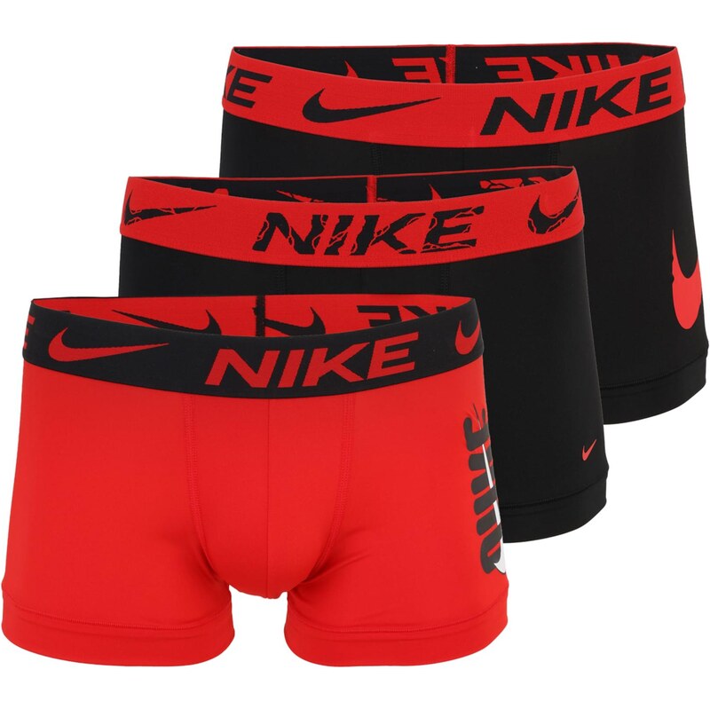 NIKE Underwear Boxerky jasne červená / čierna 67753081