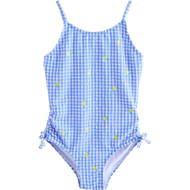 Next Jednodielne plavky vodová / kráľovská modrá / svetložltá / biela 67753137