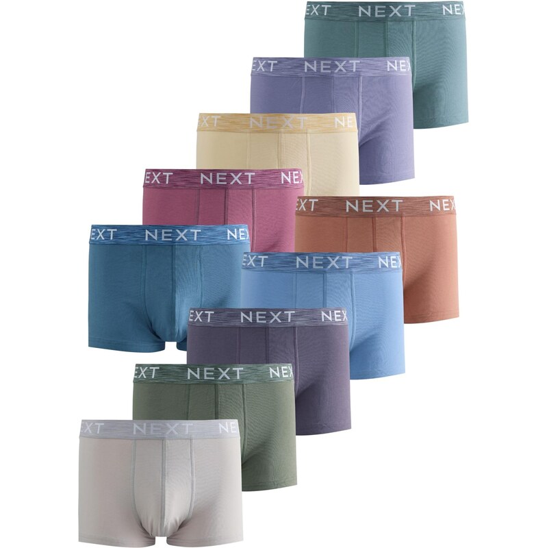 Next Boxerky opálová / gaštanová / pastelovo žltá / sivobéžová / 67753144