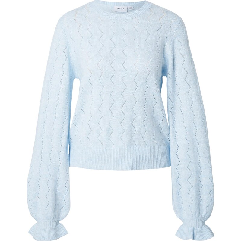VILA Sveter VISalsa nebesky modrá 67753170