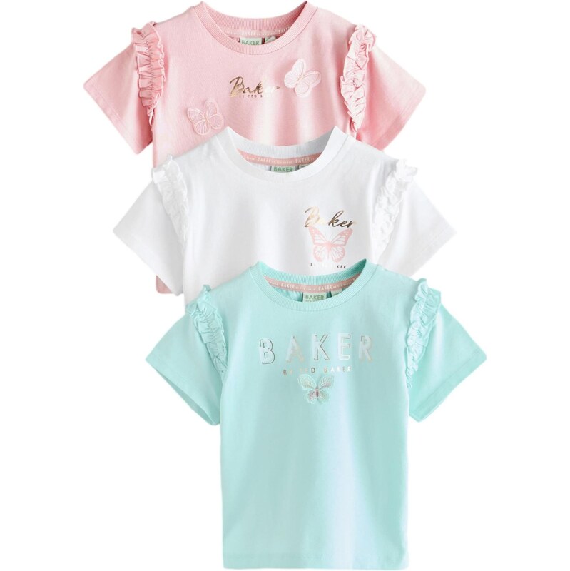 Baker by Ted Baker Tričko tyrkysová / zlatá / ružová / biela 67752994