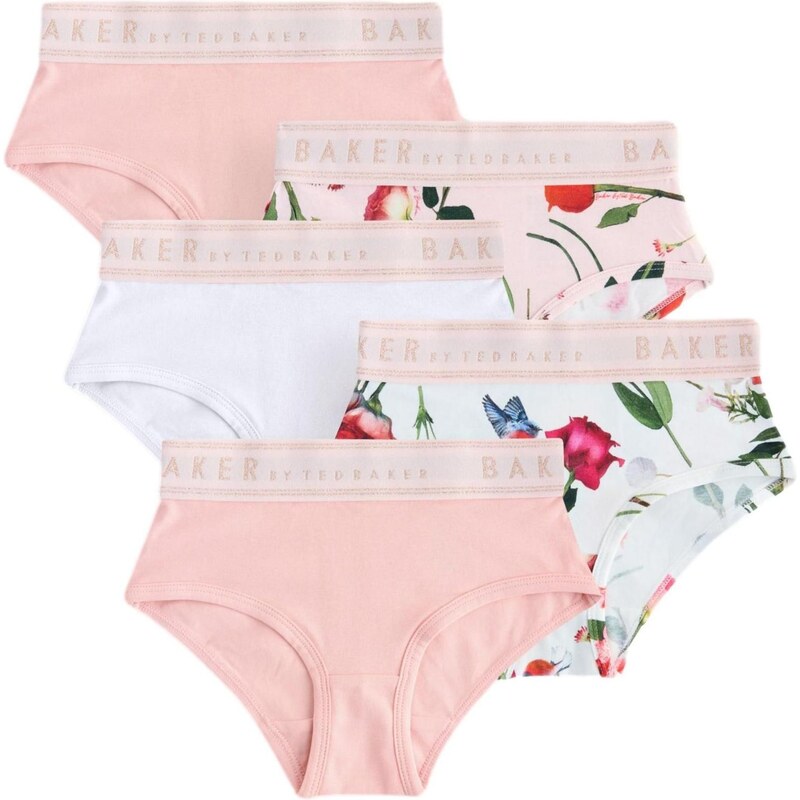 Baker by Ted Baker Nohavičky zelená / ružová / staroružová / biela 67753124