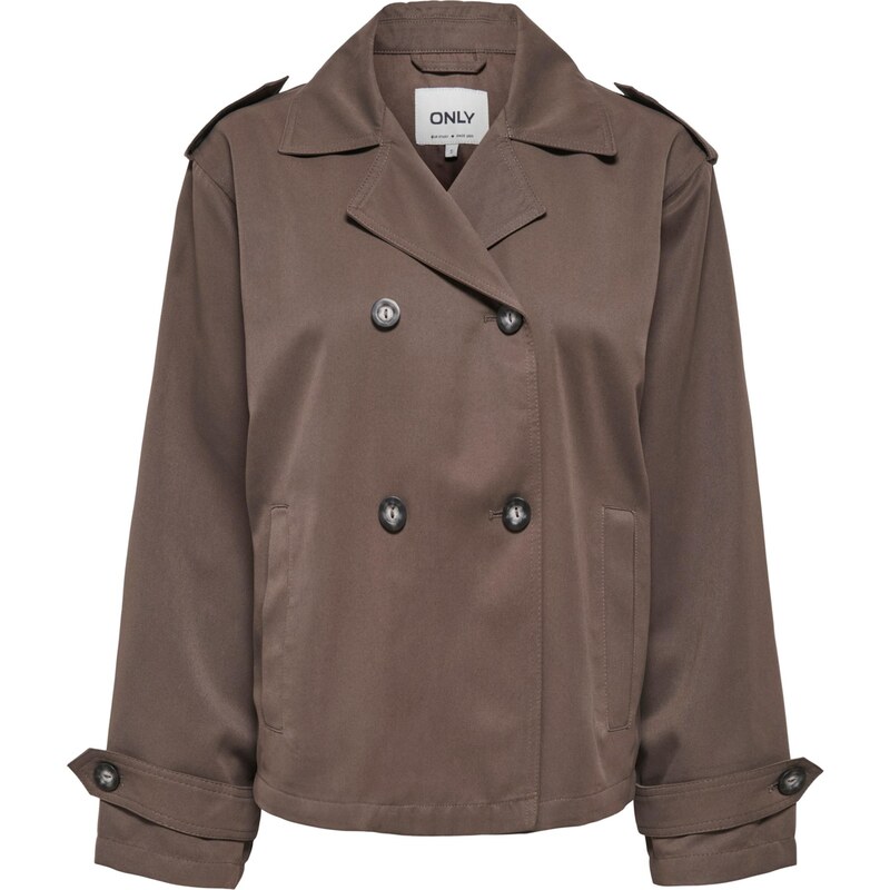 ONLY Prechodný kabát ONLHannah čokoládová 67753242