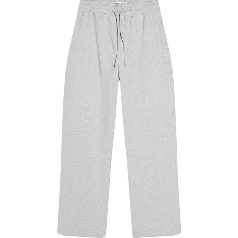 Bershka Nohavice sivá 67753292