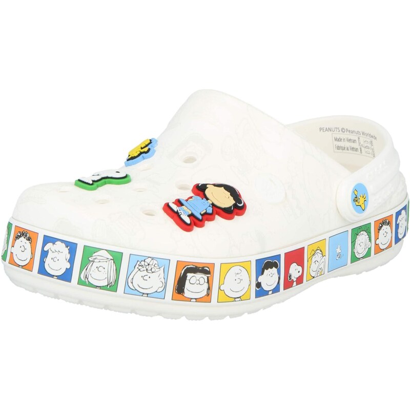 Crocs Otvorená obuv Peanuts Crocband svetlomodrá / žltá / červená / 67753271