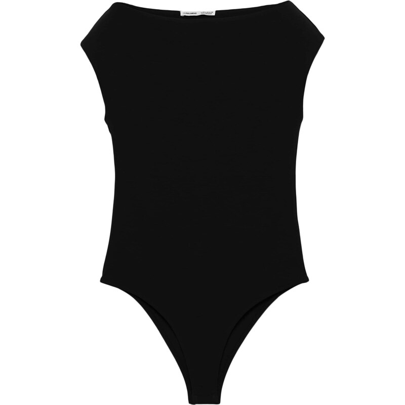 Pull&Bear Košeľové body čierna 67753316