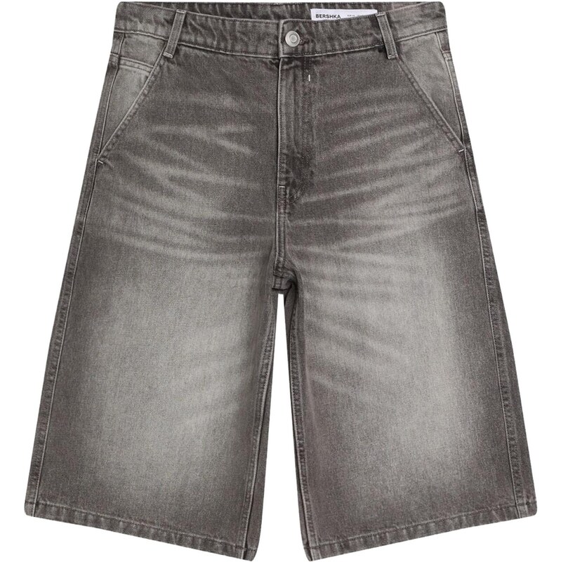 Bershka Džínsy sivá 67753317