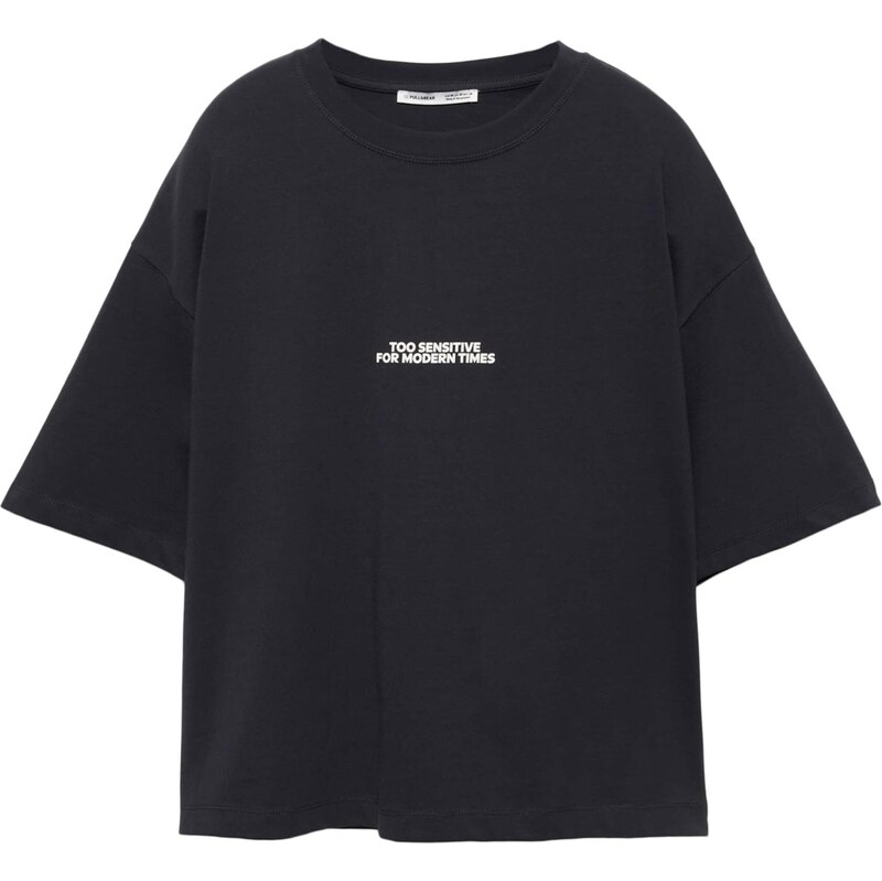 Pull&Bear Tričko modrá / tmavomodrá / biela 67753340