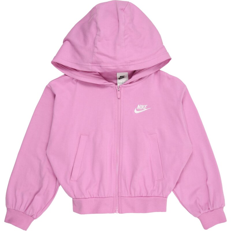 Nike Sportswear Tepláková bunda svetloružová / biela 67753417