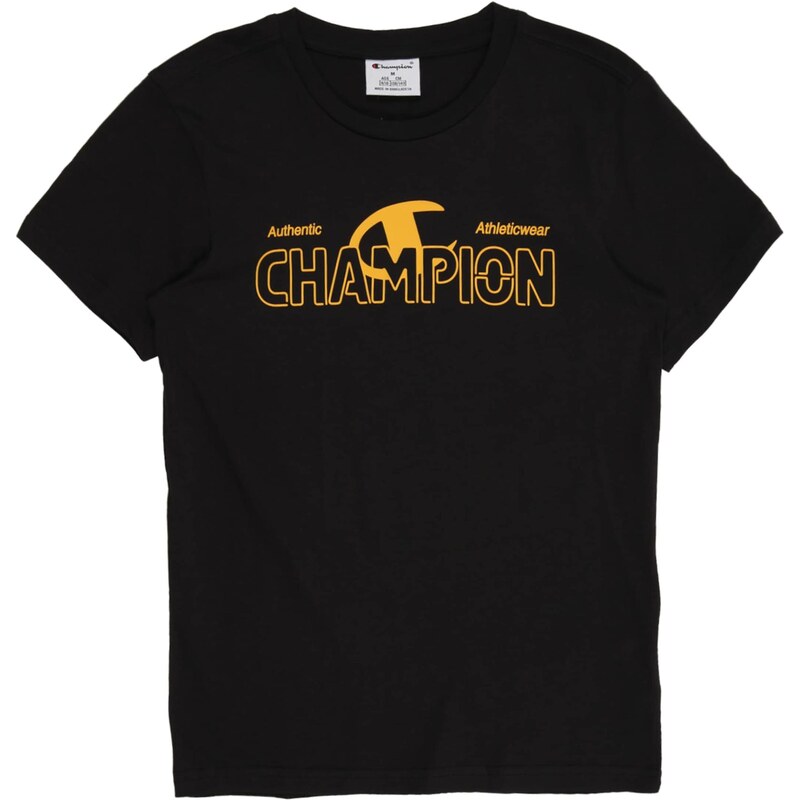 Champion Authentic Athletic Apparel Tričko šafránová / čierna 67753422