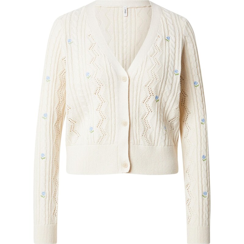 ONLY Kardigán ONLBIRTIE nebielená / kráľovská modrá / olivová 67753418