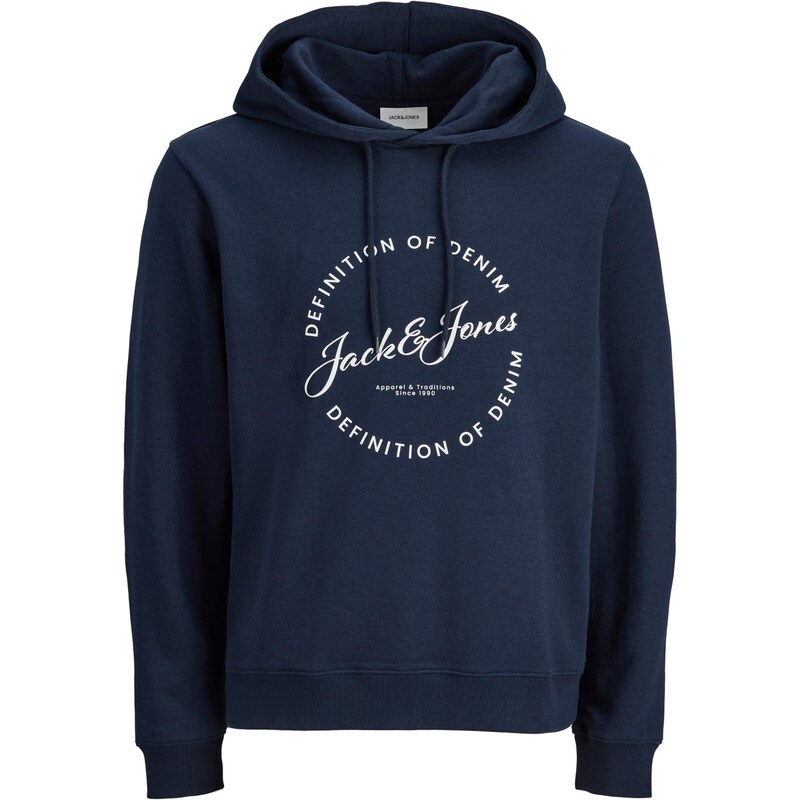 JACK & JONES Mikina JJGRAYSON námornícka modrá / biela 67753445