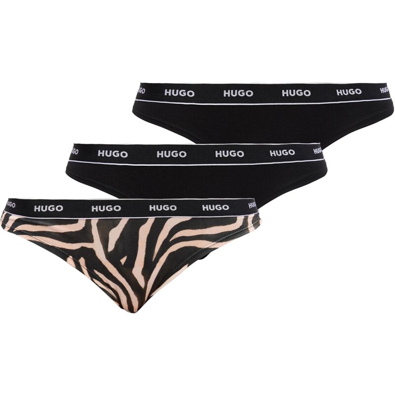 HUGO Tangá béžová / čierna 67753456