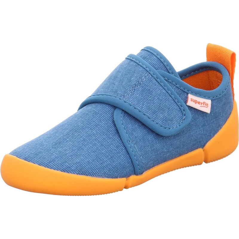 SUPERFIT Papuče VENTI modrá denim / neónovo oranžová 67753471