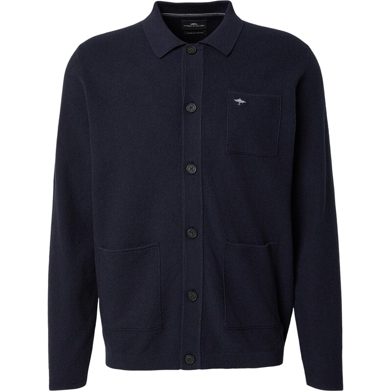 FYNCH-HATTON Kardigán námornícka modrá 67753497