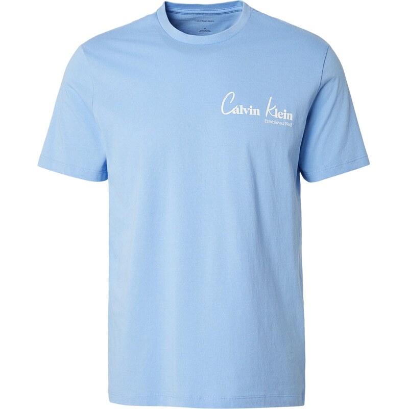 Calvin Klein Jeans Tričko 30S svetlomodrá / biela 67753511