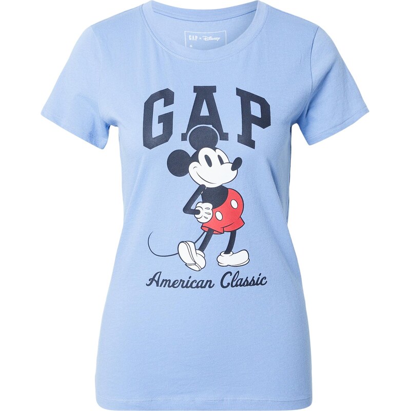 GAP Tričko námornícka modrá / nebesky modrá / čerešňová / šedobiela 67753520