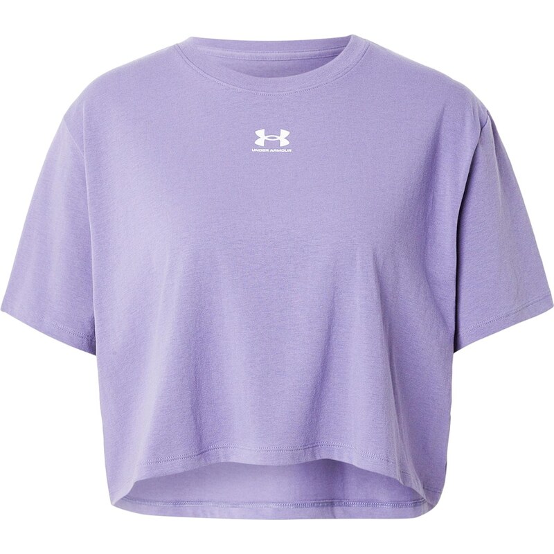 UNDER ARMOUR Funkčné tričko Rival fialová / biela 67753540