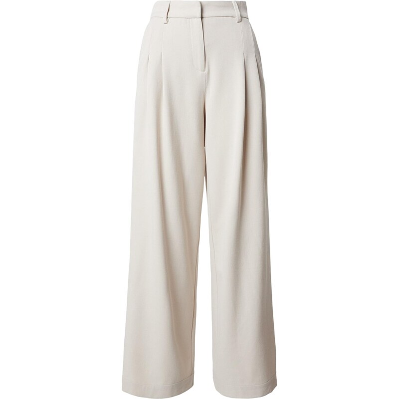 MSCH COPENHAGEN Plisované nohavice Henrika svetlobéžová 67753574