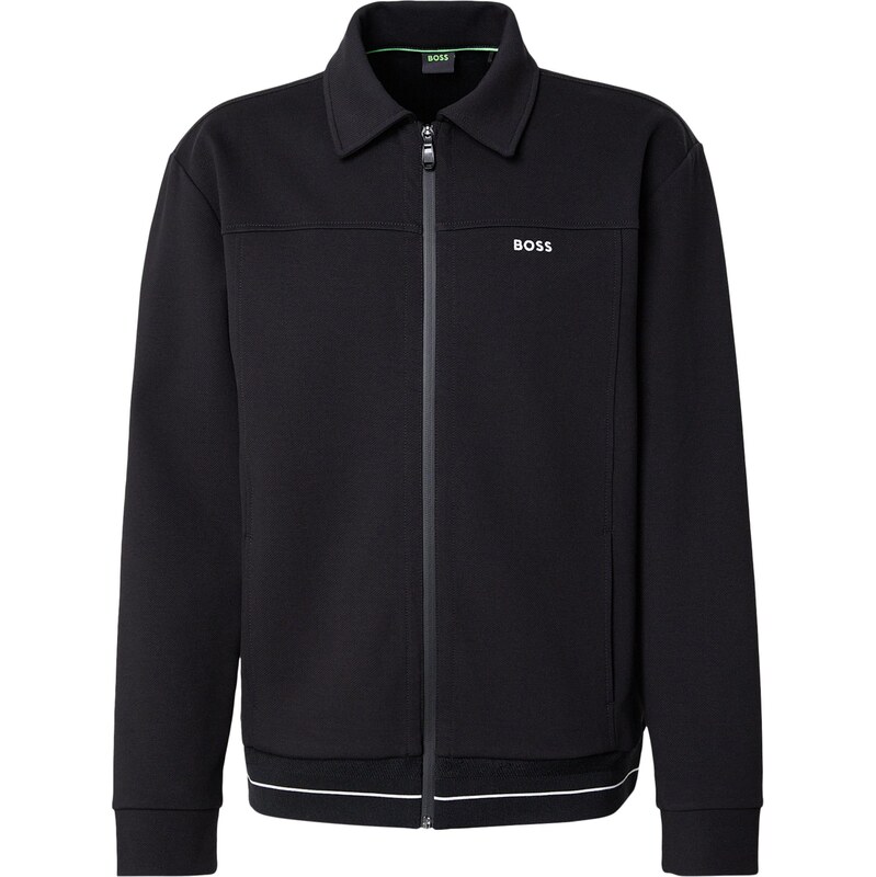 BOSS Tepláková bunda Member čierna 67753594