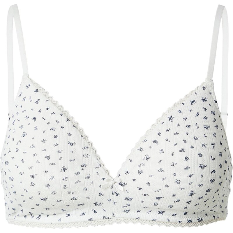 Lindex Podprsenka enciánová / biela 67753601