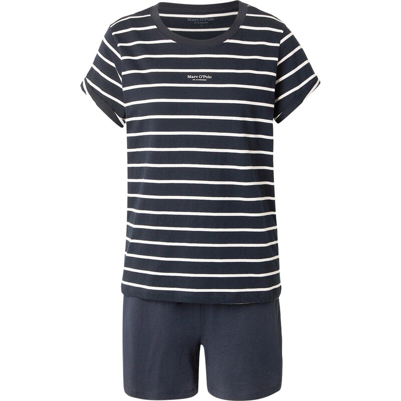 Marc OPolo Pyžamo tmavomodrá / biela 67753641