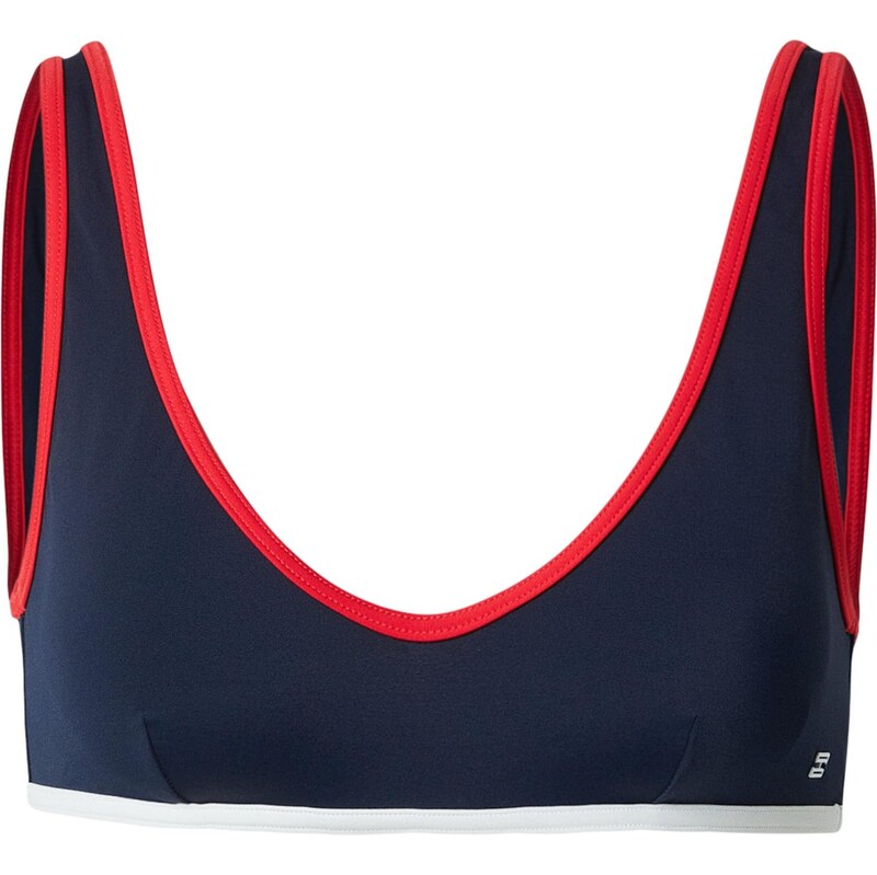 Tommy Hilfiger Underwear Bikinový top tmavomodrá / jasne červená / 67753654