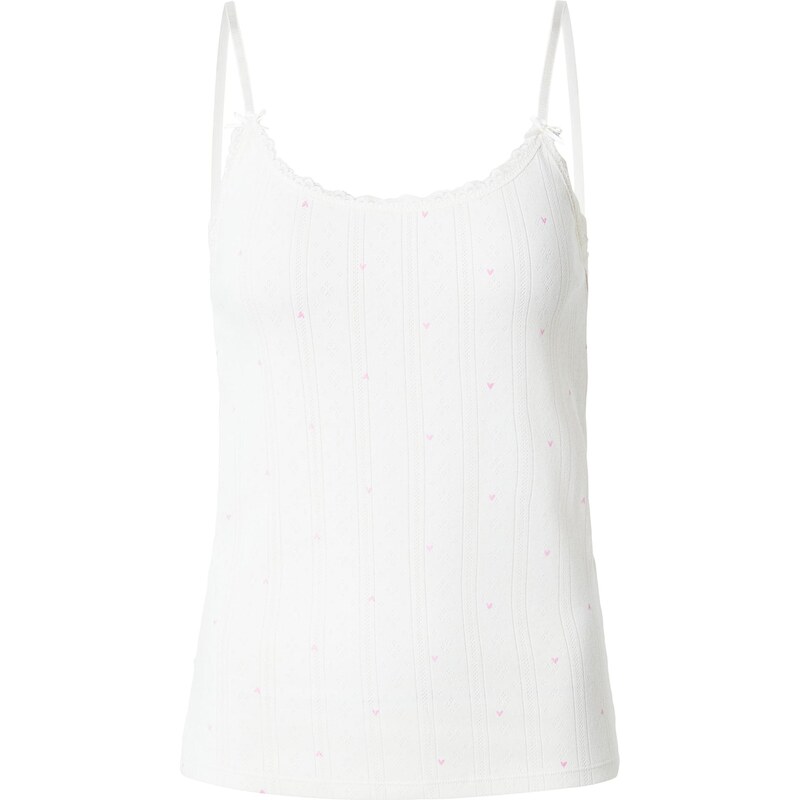 Hunkemöller Tričká na spanie krémová / ružová 67753651