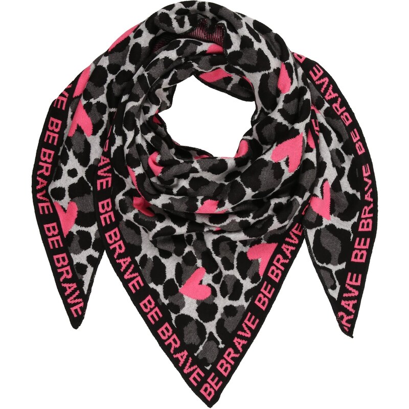 Zwillingsherz Šál sivá / tmavosivá / pitaya / čierna 67753681