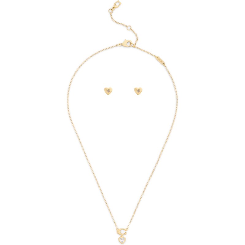 COACH Sada šperkov zlatá / priehľadná 67753713