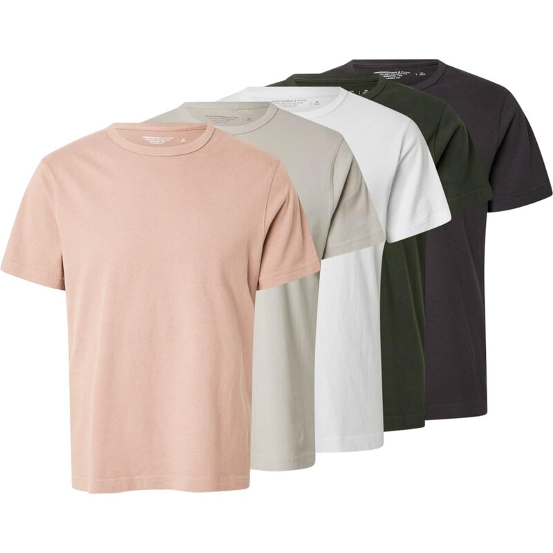 Abercrombie & Fitch Tričko svetlohnedá / antracitová / svetlosivá / 67753705