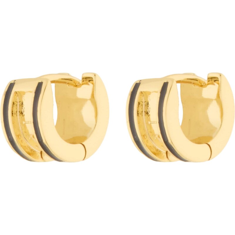 Ted Baker Náušnice Rolo zlatá / čierna 67753738